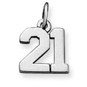 James Avery 21 Charm
